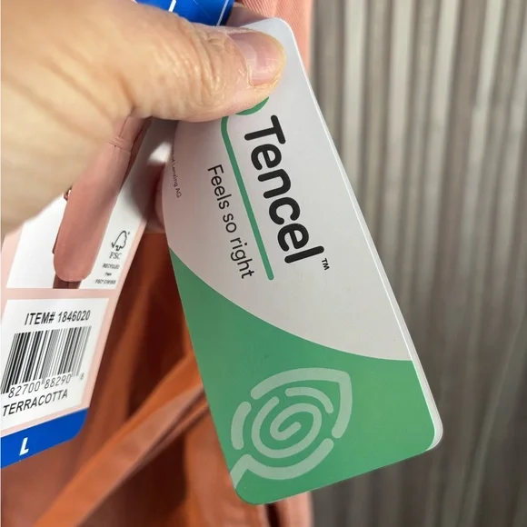 Teddi Rose Tencel shirt dress NWT - Picture 7 of 9